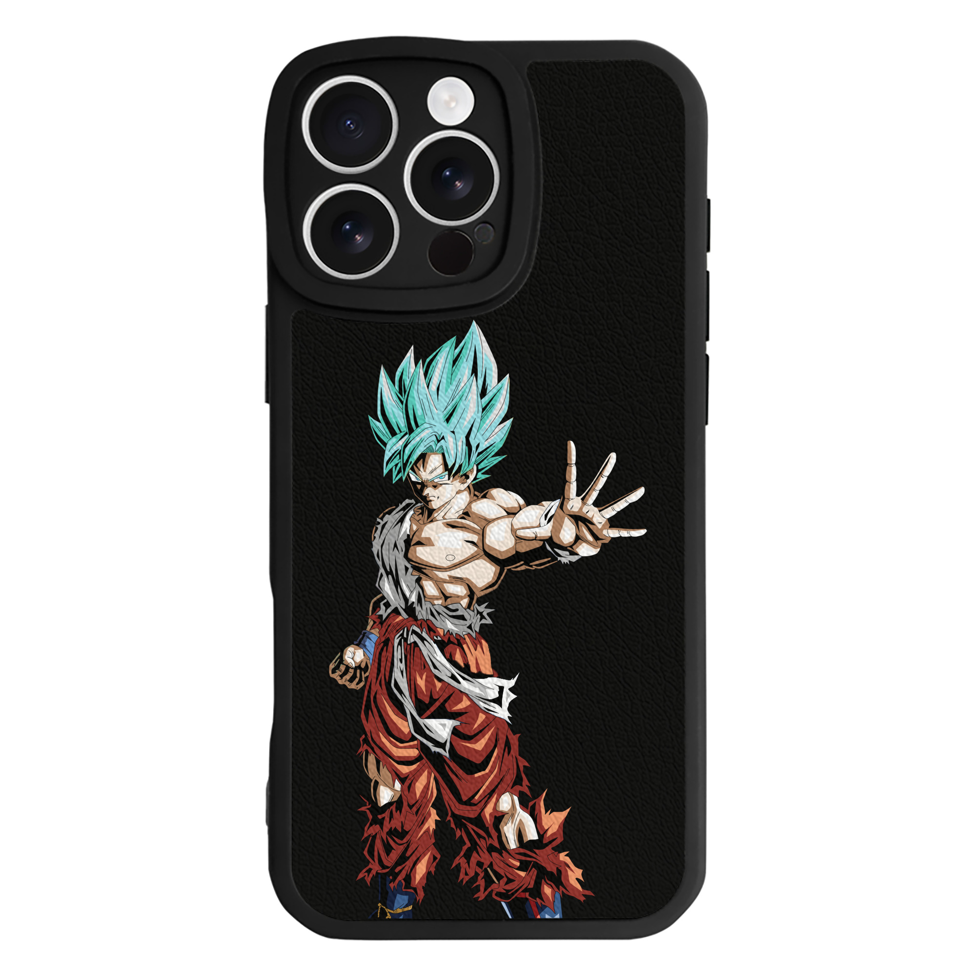 （画像用） ドラゴンボール 孫悟空（そん ごくう）Son Goku カカロット DRAGON BALL Kakarotto 【iPhone 16シリーズ対応】シリコンスマホケース（レザー調） 材質：シリコン